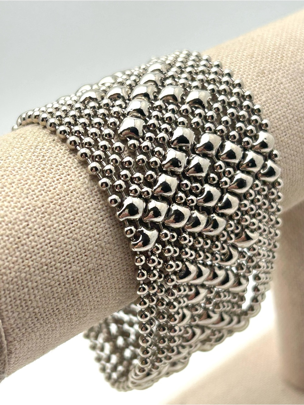 Sergio Gutierrez Liquid Metal Silver Bracelet